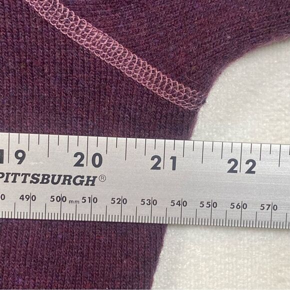 Kuhl Chanti Fleece 1/4 Zip Long Sleeve Wool Blend Pullover Wine Color Size XL - Picture 10 of 12